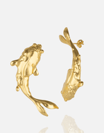 Load image into Gallery viewer, Gold Koi Fish Earrings - Aquadan.co