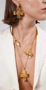 Load image into Gallery viewer, Golden Bloom Choker - Aquadan.co