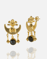 Load image into Gallery viewer, Golden Eclipse Earrings - Aquadan.co
