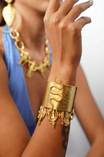 Load image into Gallery viewer, Golden Pharaoh Charm Bracelet - Aquadan.co