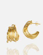 Cargue la imagen en el visor de la galería, Hoops on Hoops Earrings - Aquadan.co
