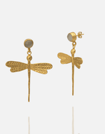 Load image into Gallery viewer, DragonFly with Natural Stones Earring - Aquadan.co