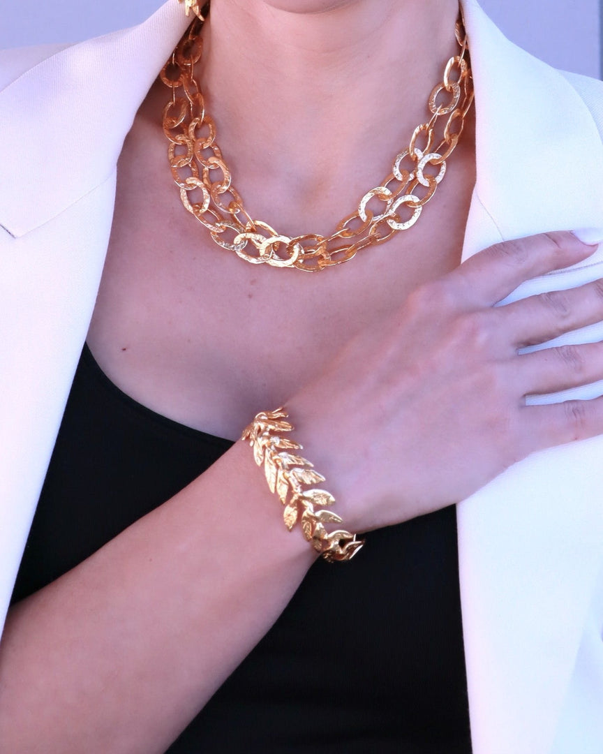 Elegant Leaves Bracelet - Aquadan.co