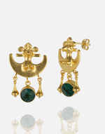 Load image into Gallery viewer, Golden Eclipse Earrings - Aquadan.co