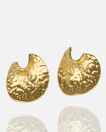 Load image into Gallery viewer, Golden Ripple Studs - Aquadan.co