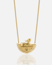 Golden Sphinx Pendant Necklace - Aquadan.co