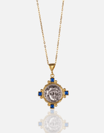 Load image into Gallery viewer, Medusa Sapphire Pendant Necklace - Aquadan.co