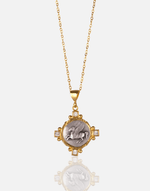 Load image into Gallery viewer, Pegasus Sapphire Medallion Necklace - Aquadan.co